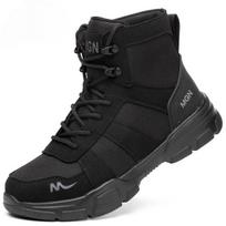 Work Boots Indestructible Men's Safety Shoes Steel Toe Shoes Anti-smashing Work Boots Protective Shoes Puncture-Proof Men Boots 36