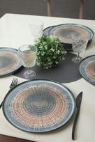 Hermia Concept lėkščių rinkinys 275KRM2478, mėlynas/rožinis, 6 dalių