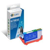 Kasetė rašaliniams spausdintuvams g&g suderinamas rašalas su t6m03ae, hp 903xl, žydras, 825p, nh-r00903xlc, skirtas hp officejet pro 6960/6961/6963/6964/6965/6966/6968
