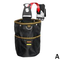 Multi Functional Waist Tool Pouch Rotating Quick-Hang Multi-Layer Waterproof Storage Bag for Electrician and Carpenter