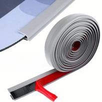 1PC 118.11inch Flooring Transition Strips, Rubber Rug Gripper Tape Carpet Edge Trim Strip