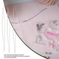 Assorted Beading Needles Large Eye Needles Collapsible Eye Beading Needles For String Seed Waist Beads Bracelet Necklace China Mainland