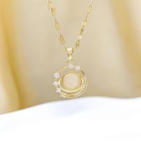 Planet Necklace: Luxury Starry Sky Colorfast Clavicle Chain Fashion Jewelry Accessories