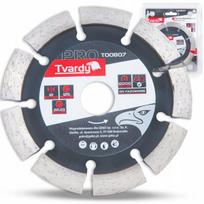 Tvardy deimantinis diskas T00807 125 mm, 12 mm, 22.23 mm, 12,200 aps./min, segmentuotas, dvipusis, sausas ir šlapias