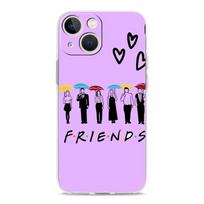 Central Perk Coffee Friends TV Show Phone Case For iPhone 17 16 15 11 12 14 13 Pro Max Mini X XS XR 7 Plus 17E Shockproof Cover iPhone XS pink