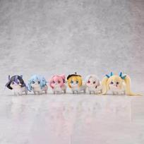 NIKKE Goddess of Victory Doro Chibi 6pcs Figure Set - Car Dashboard Decor, Trendy Anime Collectible for Fans