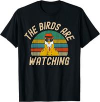 The Birds Are Watching Wake Up America Birds Arent Real Unisex T-Shirt - Men's Summer Cotton Graphic Tee S