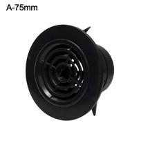 75/100/150mm Black Vents Cover Air Conditioning Supplies Ducting Ventilation Grilles Round Anti-bird Rat Extract Valve Grille