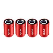 4 vnt. Automobilio rato padangos vožtuvo kotelio dangteliai Apsauga nuo dulkių Automobilio priedai Volvo S80 T6 V90 EX30 EX90 EM90 C40 S40 S80L XC-Classic CX70 red