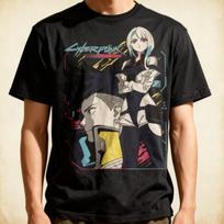 Cyberpunk Edgerunners 2077 Shirt Anime Lucy Rebecca David Cosplay Gamer T-Shirt Unisex T-Shirt S