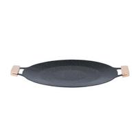 Electric Smokeless Grill, Nonstick Electric Griddle, Korean BBQ Meat Roaster with Handle, Round Baking Griddle Tray for Steaks Pancakes BBQ XXS