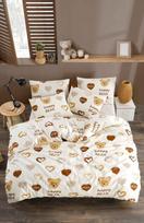 L'essentiel Maison vaikiškas patalynės komplektas Teddy Bear Heart Fitted, 160x220, 3 dalių