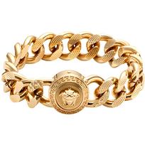 Versace Metalinė Apyrankė Tribute Auksinė Unisex Papuošalas DG06996-DJMT-KOT L beige