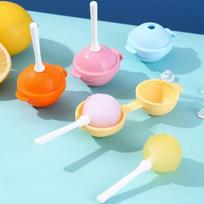Mini Silicone Popsicle Mold Lollipop Ice Tray Food Grade Reusable Non-Stick Stackable Ice Cream Mould For Egg Bites Food Storage