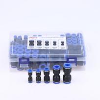 80Pcs/Box Reliable Quick Connect Fittings Straight Push Connectors Designed For Strong Connections In Various Tubes one size