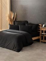 L'essentiel Maison patalynės komplektas Silky, 200x220, juodas, 6 dalių