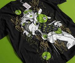 Giroskopiniai marškinėliai „Zeppeli Jojo's Bizarre Adventure“ Juokingi Anime juodi marškinėliai, visų dydžių S white