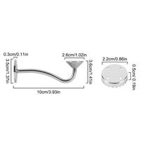 1 Piece Stainless Steel Magnetic Soap Rack Multi-Functional Wall-Mounted Self-Drainage For Bathroom Kitchen Shower Room