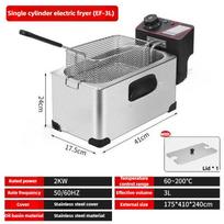 Professional Commercial Electric Fryer Kitchen Large Capacity Oil Fryer Constant Temperature Fried Chicken Frying Machine