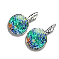 European And American Trendy Jewelry: Gemstone Ear Hooks, Earrings One Size