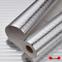Fireproof, Waterproof, Oil-Resistant Self-Adhesive Aluminum Foil Wallpaper 60cm x 3m per roll