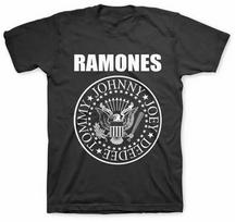 Ramones Seal T-Shirt - Black Unisex T-Shirt XXL