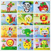 kids craft 3D EVA Foam Stickers Puzzle Cartoon Animal DO-IT-YOURSELF Handmade Early Learning-Focused Toys Ideal For Children Present