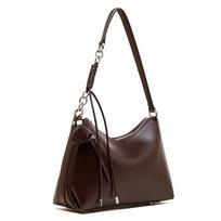 2026 New Waxed Cowhide Women's Pillow Bag Large Capacity Premium Underarm Crossbody Shoulder Bag Versatile Commuter Casual Bag 31 x 10 x 18 cm