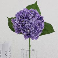 3D Touch Large Hydrangea Faux Flower Arrangement for Living Room and Dining Table Decor