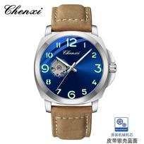 High-quality Large Dial Personalized Men's Automatic Business Mechanical Watch Hollow Waterproof Casual Men's Watch