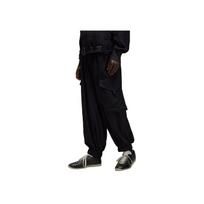 Y-3 Rayon Twill Pants Black Men Bottoms JN4872 M