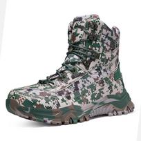 Fashion New Men Casual Hunting Ankle Boots Outdoor Lace-Up Hiking Man Boot All-match Hunting Work Boots for High Top Motorcycle Shoes 39