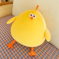 25cm Cute Chick Plush Toys Doll Girl Gift Comfortable Soft Pillow Children's Cloth Dolls Dun Dun Chicken Doll 25cm