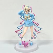 Reikalinga mergina Overdose Anime figūrėlė su kate Veiksmo figūrėlės Virtualus įkėlėjas PVC Kolekcinis modelis Papuošalai Žaislai gimtadienio dovanos gray