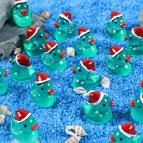 Luminous Christmas Mini Yellow Duck Resin Ornament