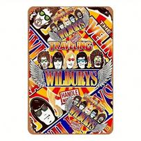 RockNostalgia The Traveling Wilburys Vintažinis metalinis sieninis ženklas Retro skardinis plakatas namų barui, garažui, vyriškam kampeliui dekoruoti 20x30cm