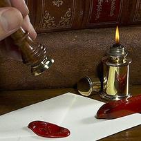 Retro Classic Alphabet Initial Sealing Wax Seal  Invitations Letter