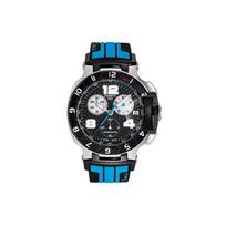 Tissot MotoGP kvarcinis mechanizmas vyriški laikrodžiai Laikrodis 50,26 mm 50,26 mm juodas ciferblatas T048.417.27.207.00 T048.417.27.207.00 Blue Strap