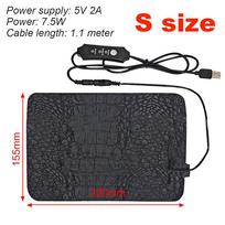 Pet Heating Pad Terrarium Reptile Heat Mat USB Electric Blanket Heater 3 Gear Adjustable Temperature Controller Incubator Mat