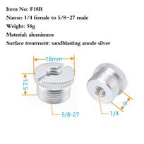 1/4 -20 To 5/8 -11 Threaded Screw Adapter For Tripod Laser Level Adapter Instrument Parts Accessories white