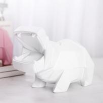 Nordic Creative Design Hippo Ornaments Resin Craft Piggy Bank Children Animal Piggy Nice Bank Decoration Ornaments Durable