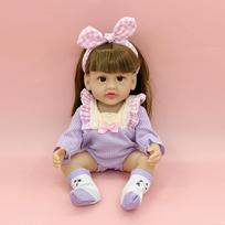 12inch Cute And Charming Reborn Infant Girls Dolls Lifelike Facial Fashion Clothes Companied Infant Doll Birth Date Xmas Present Instructive Toy