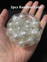 Squishy Balls Ice Beads Stress Relief Toy Super Soft Sensory Fidget Toys for Kids Adults Anxiety Relaxation Squeeze Gift