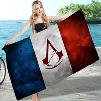 A-AssassinS C-Creed Gaming Microfiber Printed Beach Towel Mountain Climbing Yoga Beach Swimming Running Absorbent Soft Towel Cotton 30x30cm white