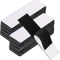 100pairs Nylon Hook and Loop Fastener Tape Strong Glue Mounting Strips  Carpet Gripping D 16X70mm