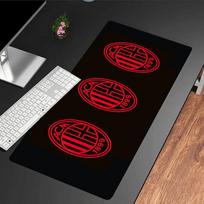 Ac Milan Logo Design Mouse pad Mouse pad, Gaming Mouse Pad, keyboard pad, Desk Decor for computer notebook Fan Gift Birthday Gift 30cmx60cm（11.8x23.6inch）