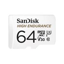 SanDisk High Endurance microSDXC UHS-I Card, 64GB (SD-MSDXC-HE-64GB)