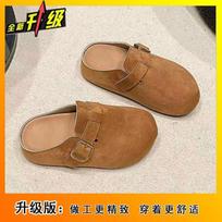 Fashion retro Birkenstock slippers women's season lazy and comfortable, one pedal foreign style bag head drag 35