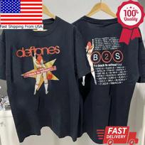 1990s Deftones Back To School Cotton Black Unisex T-shirt Unisex T-Shirt S