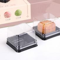 50Pcs Clear Mini Cupcake Boxes Cake Holders New Dome Plastic Dessert Baking Decorations Wedding Party Supplies 1pc